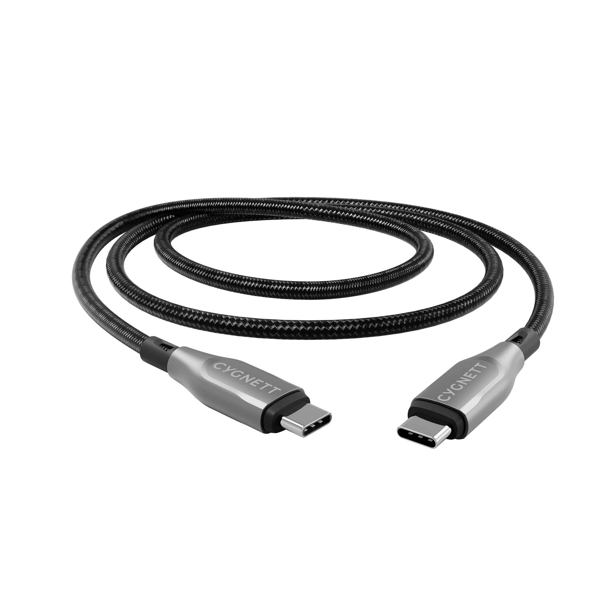 USB-C to USB-C Cable 2M – Black - Cygnett (AU)