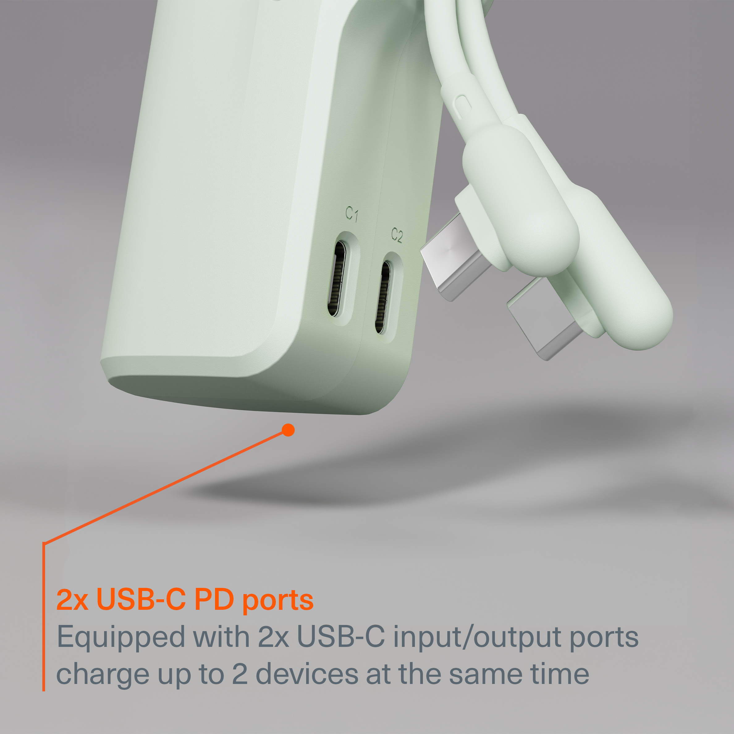 Power Bank 5K + USB-C Cable Combo