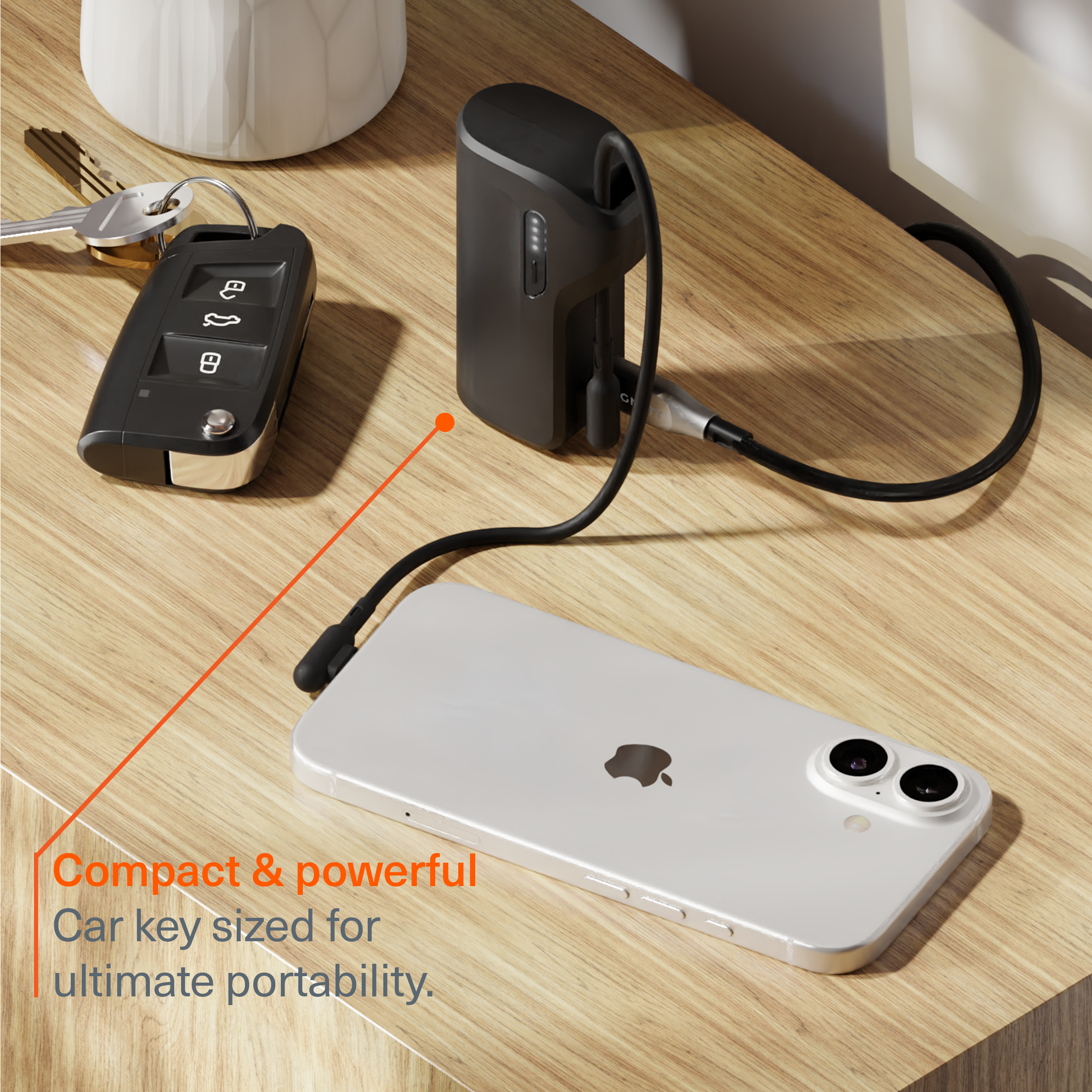 Power Bank 5K + USB-C Cable Combo