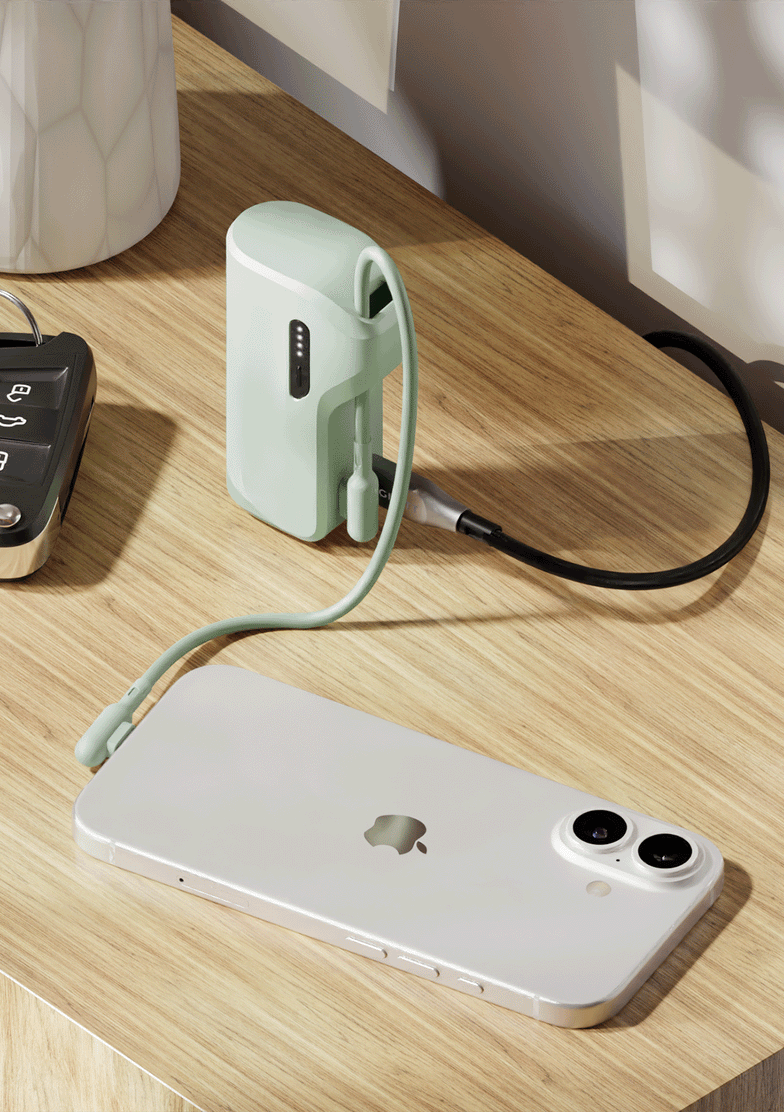 Power Bank 5K + USB-C Cable Combo