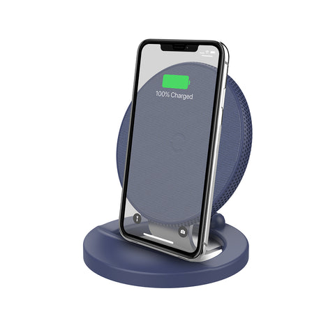 15W Wireless Charger - Navy - UK