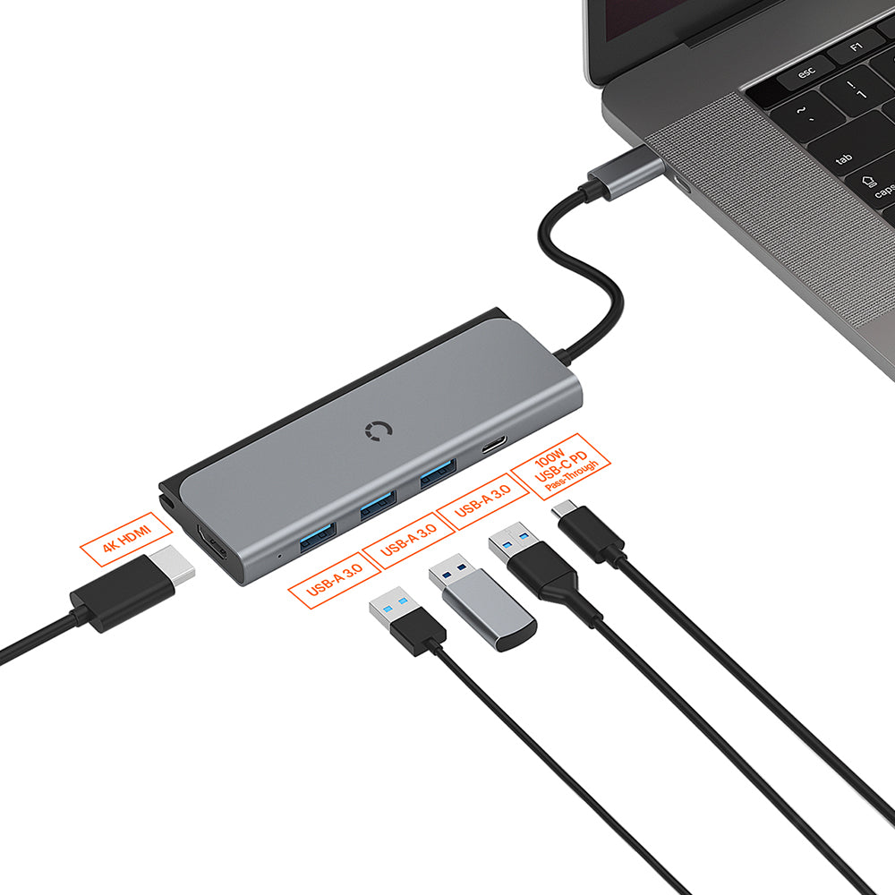 5-in-1 USB-C Hub (Single HDMI)