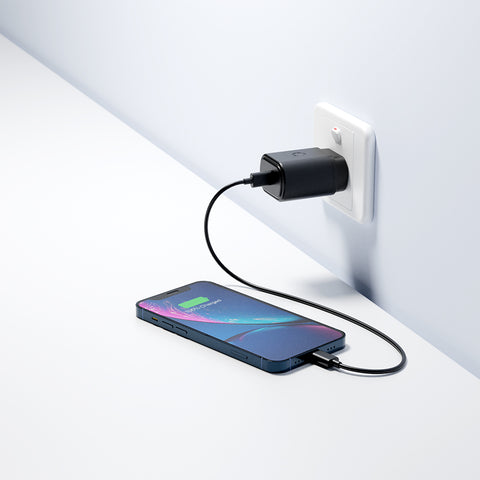 20W USB-C PD Wall Charger UK - Black