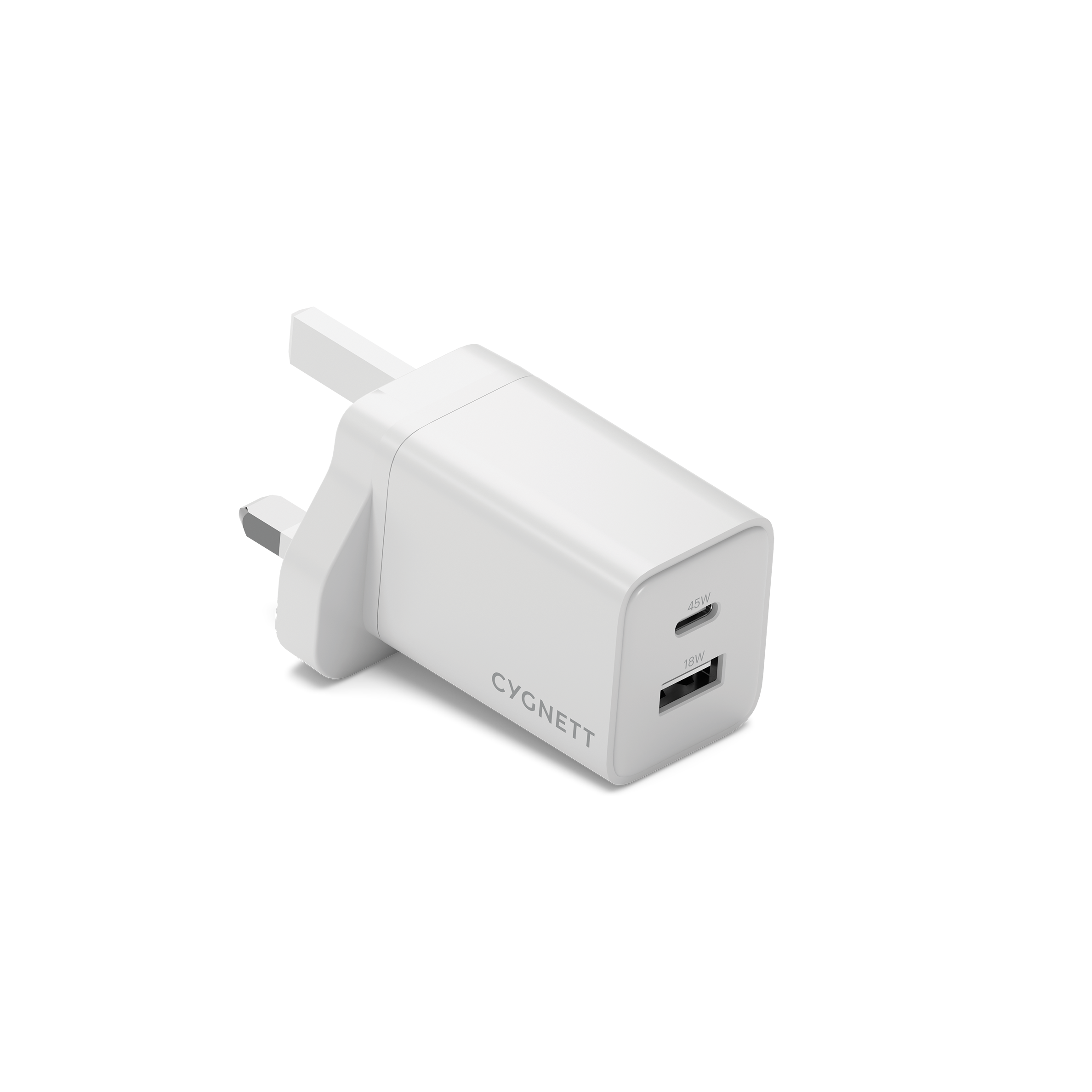 Dual Port Wall Charger 45W