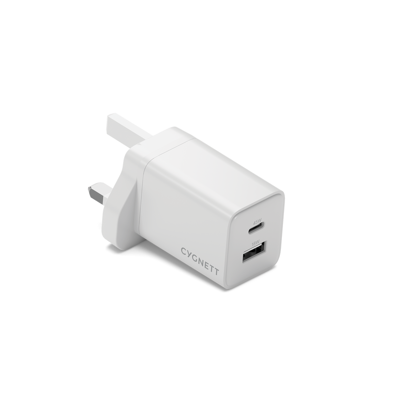 Dual Port Wall Charger 45W