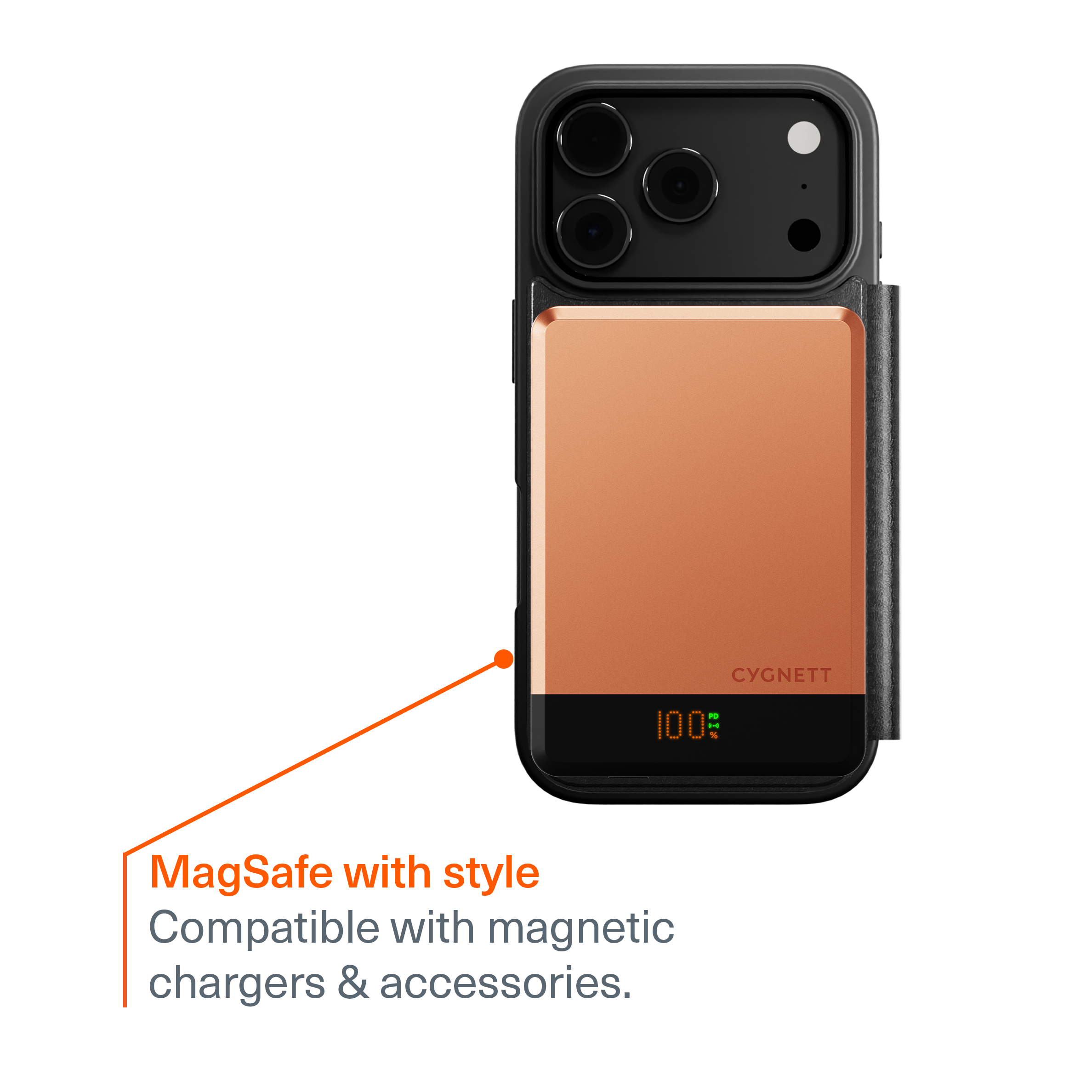 Magnetic Leather Wallet Case for iPhone 17 Pro Max