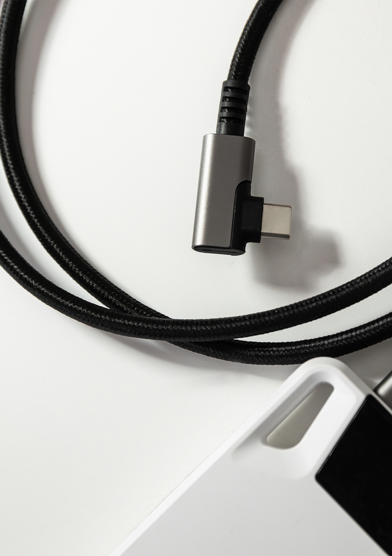 Right Angle USB-C to USB-C Cable - 1M