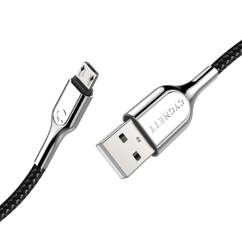 Micro USB to USB-A Cable 2M - Black - Cygnett (AU)