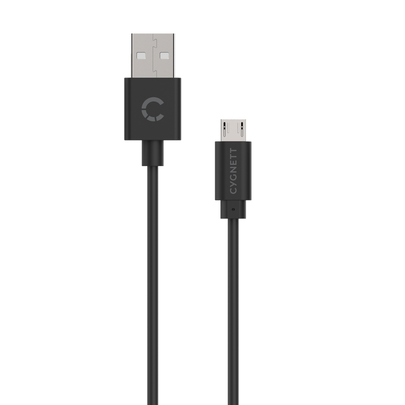 Micro USB to USB-A Cable 1M - Black - Cygnett (AU)