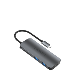 6-in-1 USB-C Hub (Single HDMI) - Cygnett (AU)