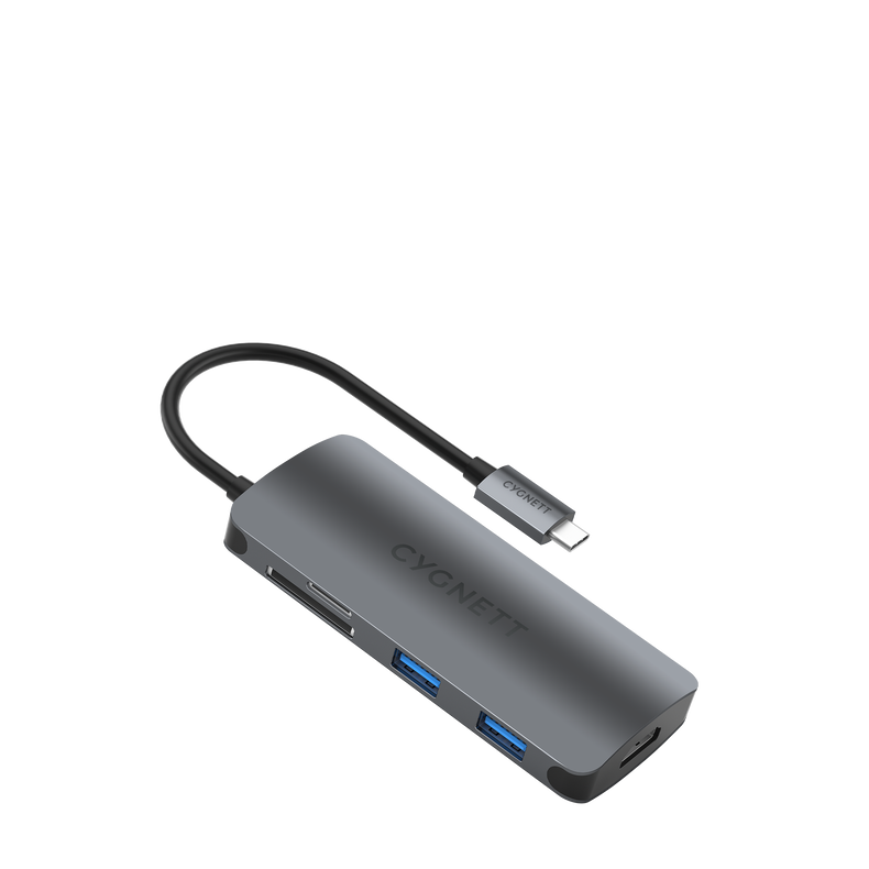 6-in-1 USB-C Hub (Single HDMI) - Cygnett (AU)