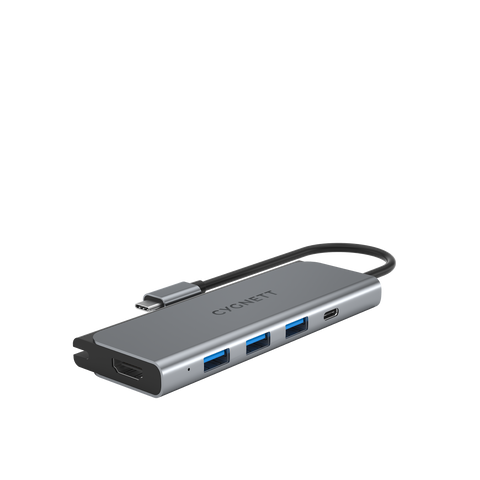 5-in-1 USB-C Hub (Single HDMI) - Cygnett (AU)