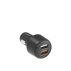 30W Dual Port Car Charger - Black - Cygnett (AU)