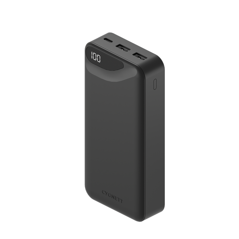 20,000 mAh Power Bank - Black - Cygnett (AU)