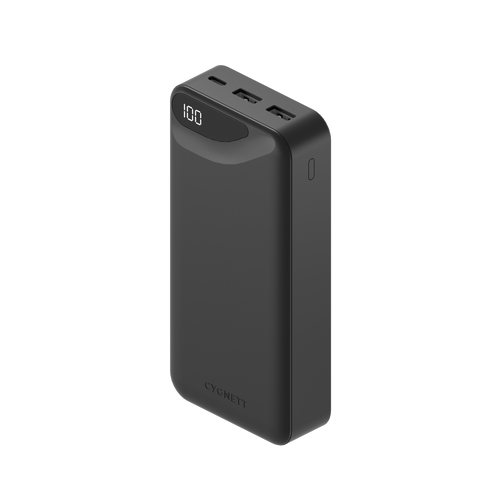 20,000 mAh Power Bank - Black - Cygnett (AU)