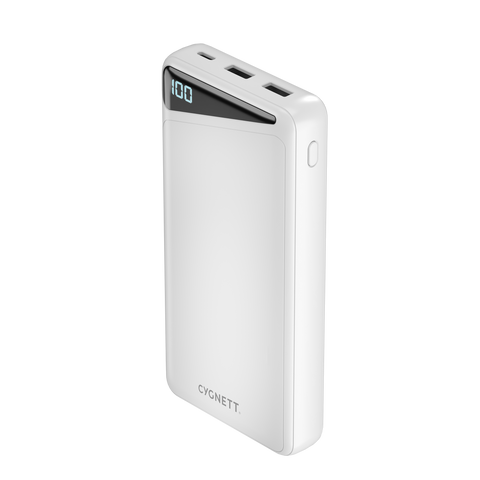 20,000 mAh Power Bank - White - Cygnett (AU)