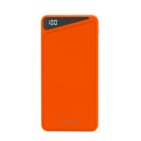 20,000 mAh Power Bank - Orange - Cygnett (AU)