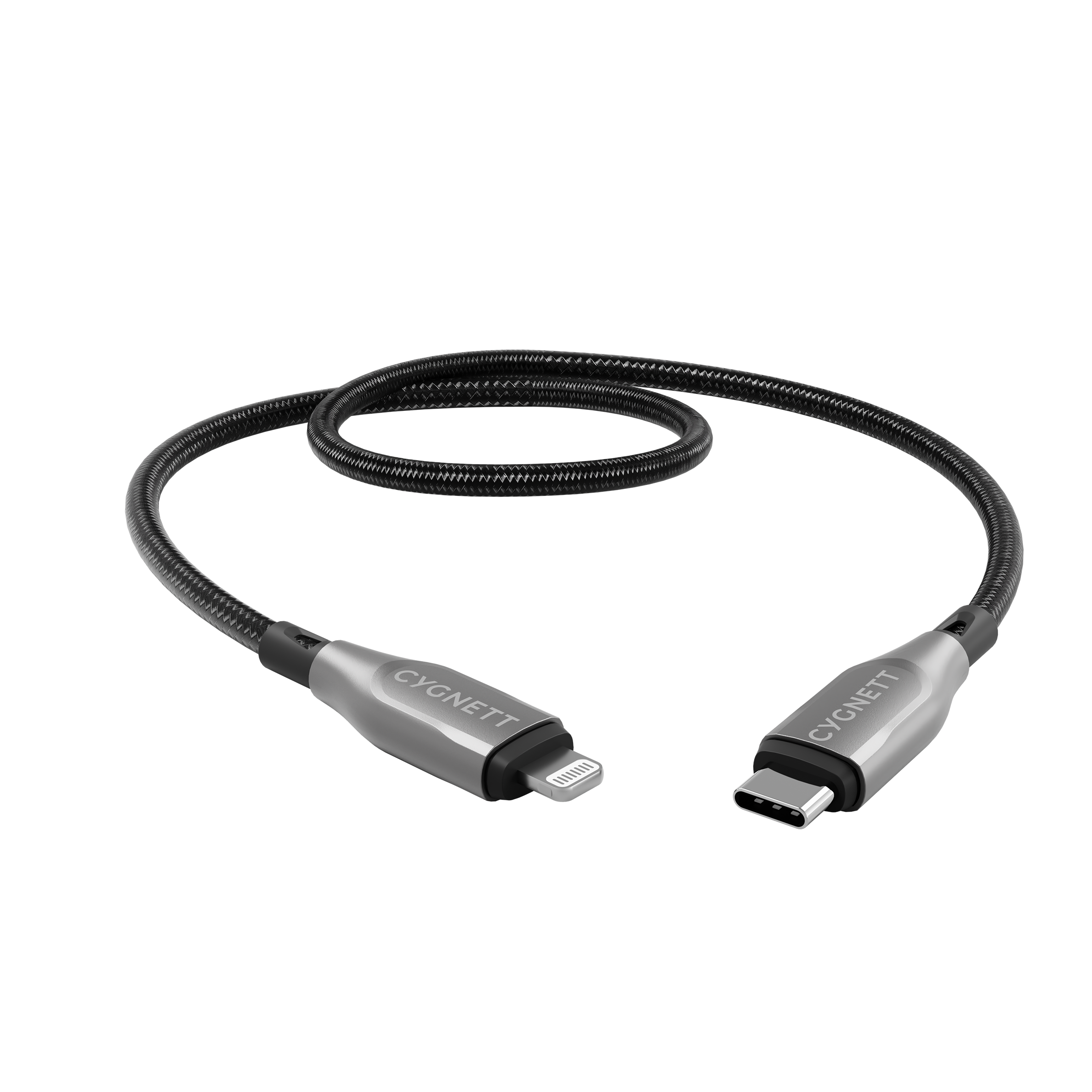 Lightning to USB-C Cable 50cm - Black - Cygnett (AU)