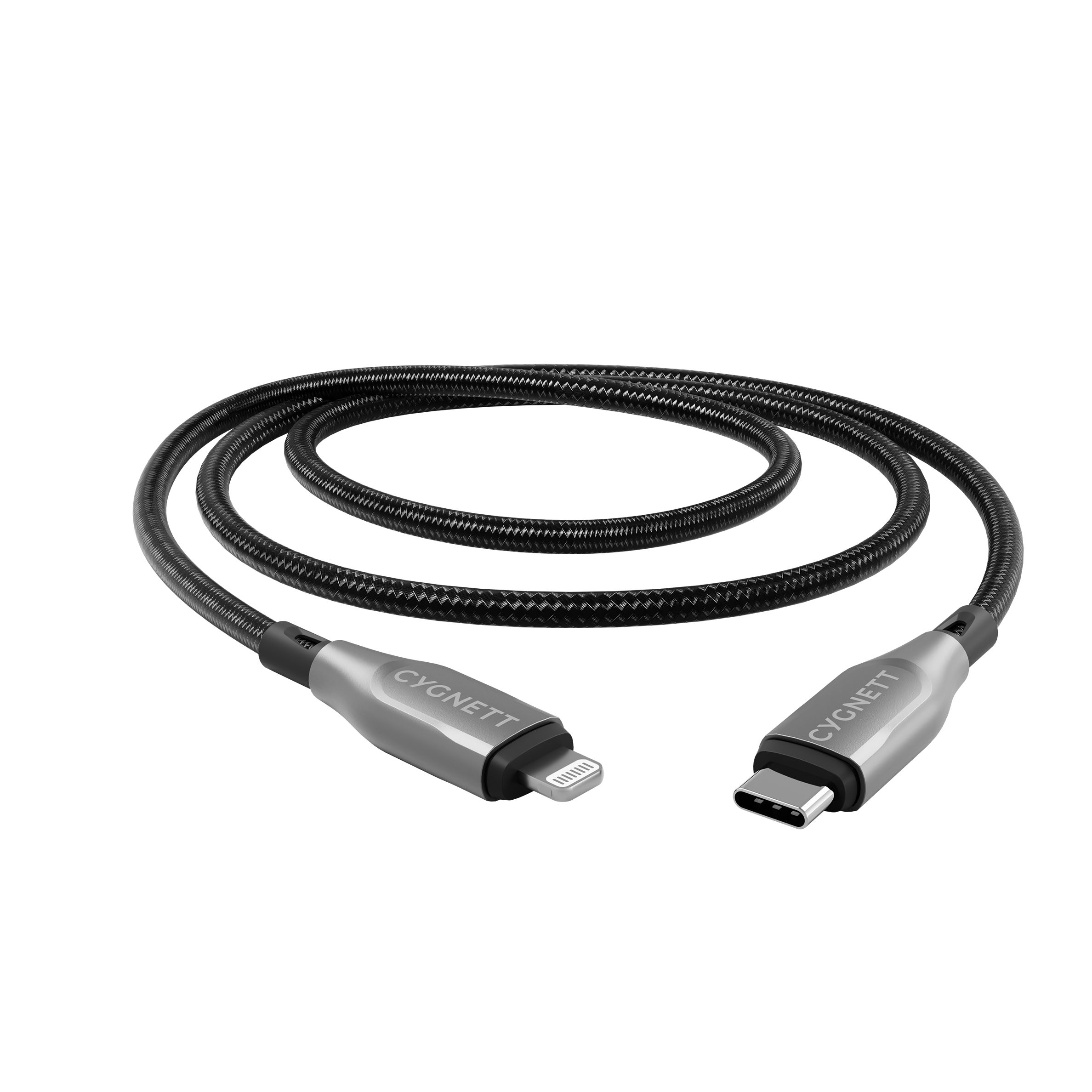 Lightning to USB-C Cable 2M - Black - Cygnett (AU)