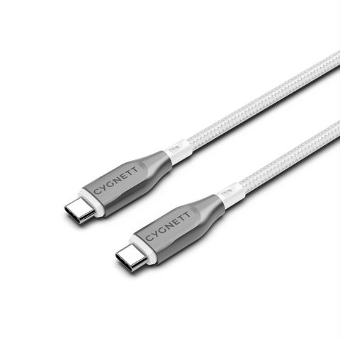 USB-C to USB-C Cable 1M  – White - Cygnett (AU)