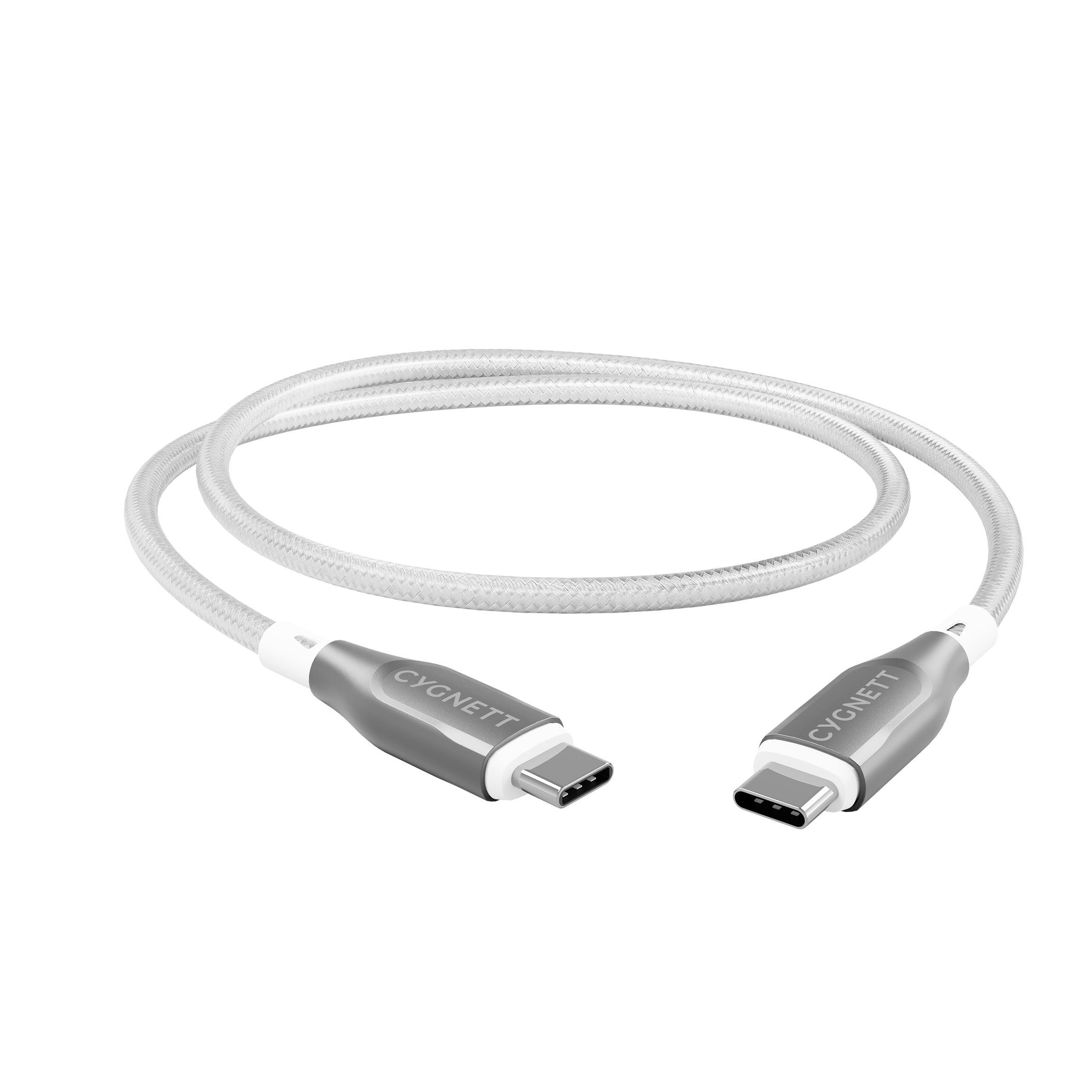 USB-C to USB-C Cable 1M  – White - Cygnett (AU)