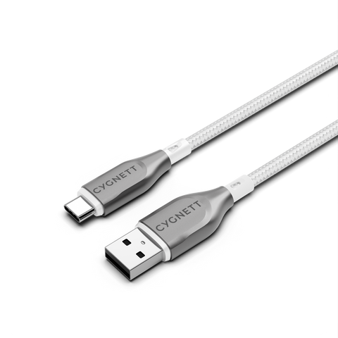 USB-C to USB-A Cable 1M - White