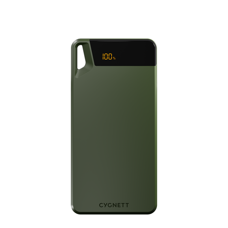 10,000 mAh Power Bank - Green - Cygnett (AU)