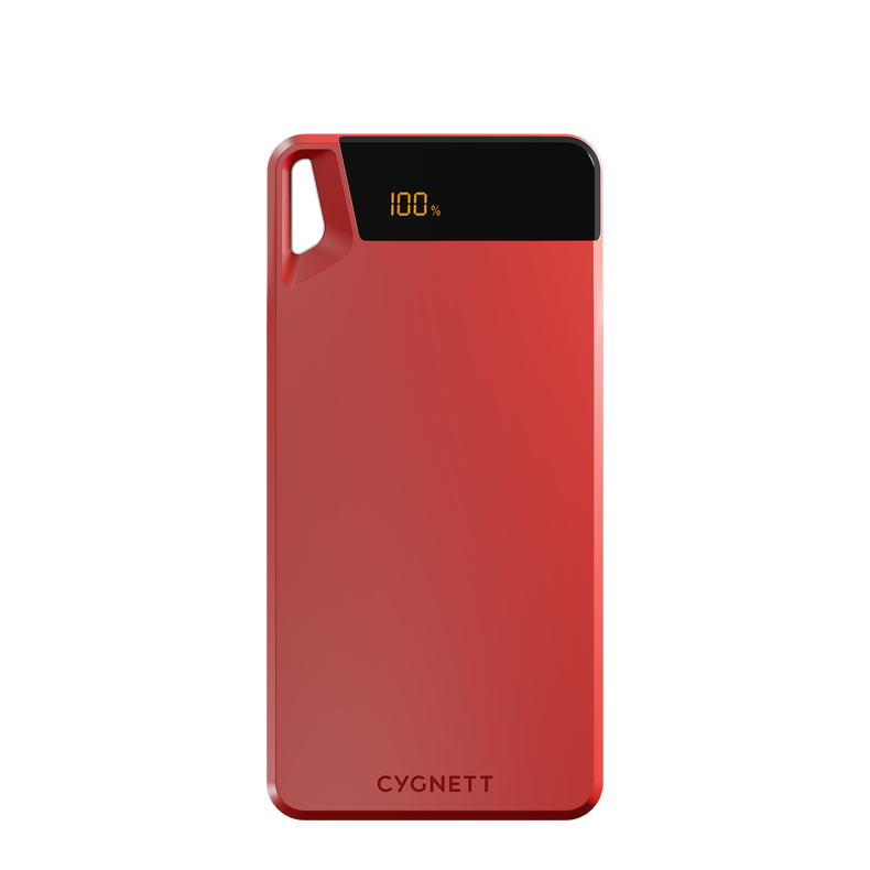 10,000 mAh Power Bank - Red - Cygnett (AU)