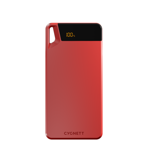 10,000 mAh Power Bank - Red - Cygnett (AU)