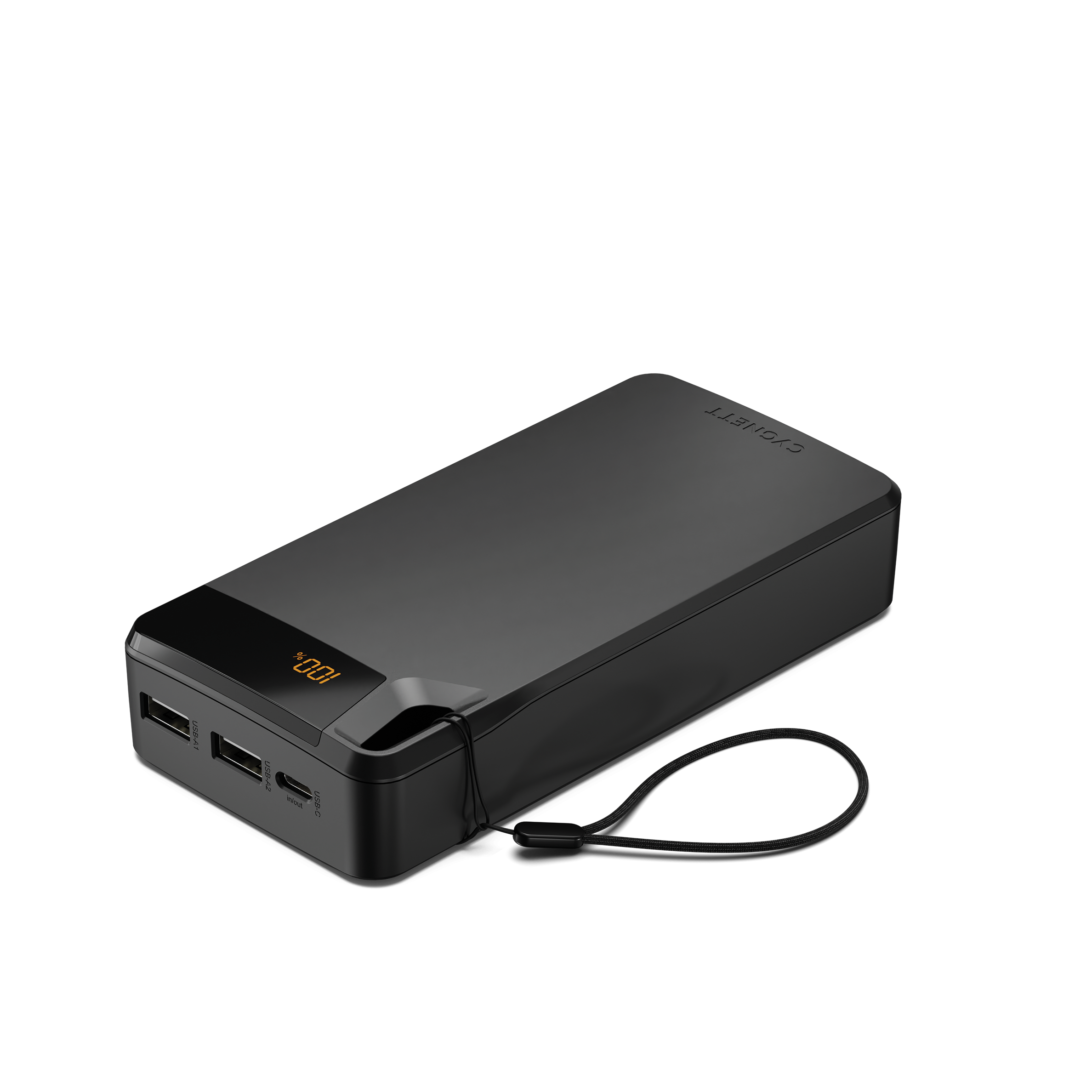 20,000 mAh Power Bank - Black