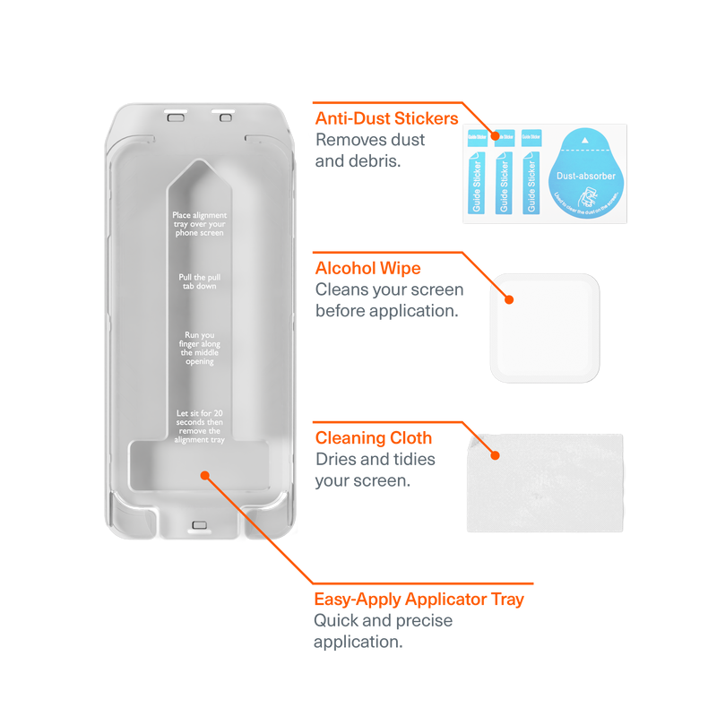 iPhone 16/15 Plus Glass Screen Protector