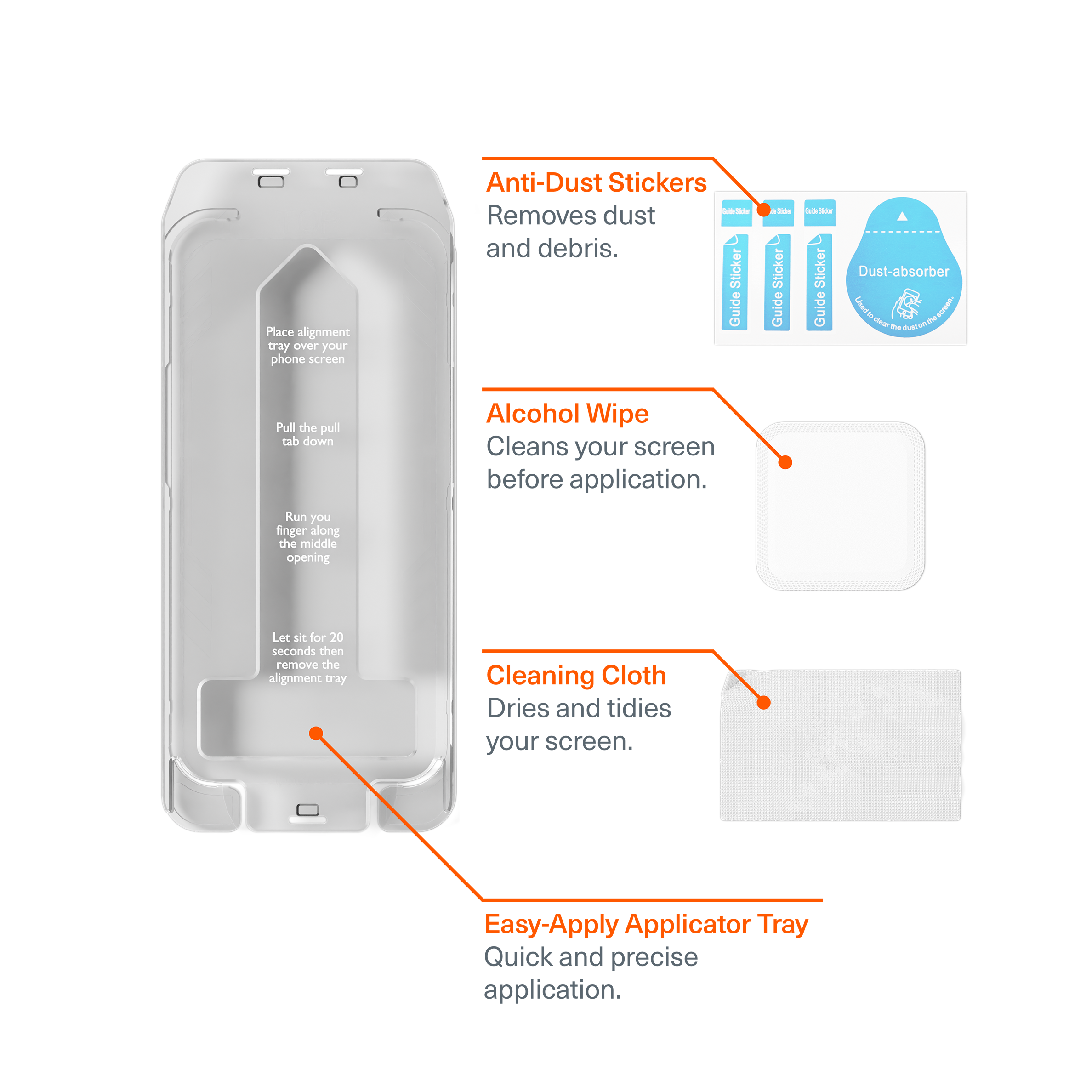 iPhone 15/16 Gorilla Glass Screen Protector