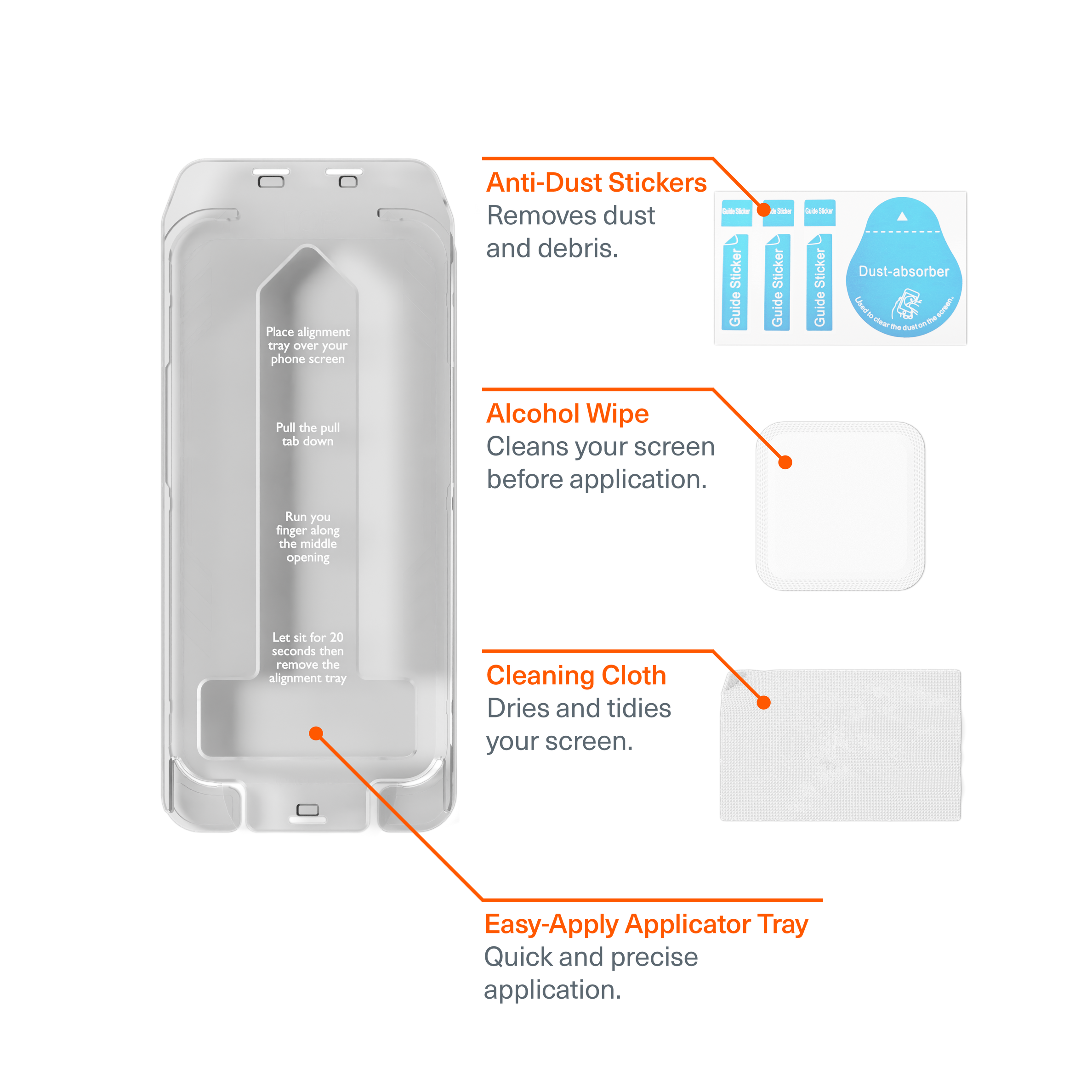 iPhone 16 Pro Max Tough Glass Screen Protector