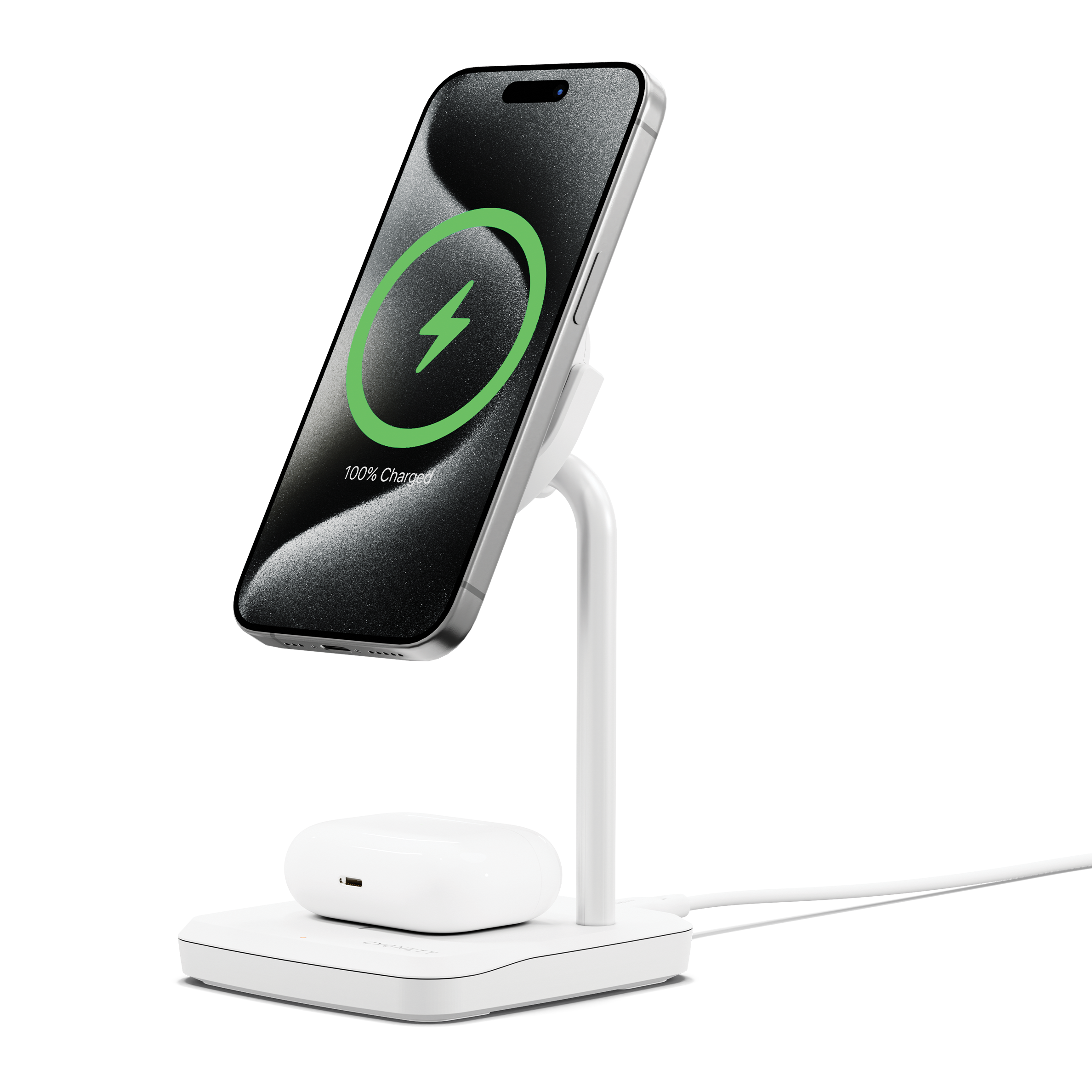 2-in-1 Magnetic Wireless Charger Qi2.0