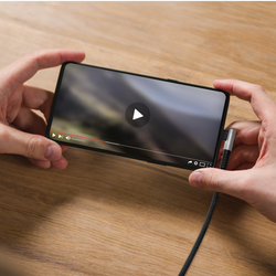 Right Angle Lightning to USB-C Cable - 1M