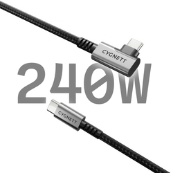 Right Angle USB-C to USB-C Cable - 1M