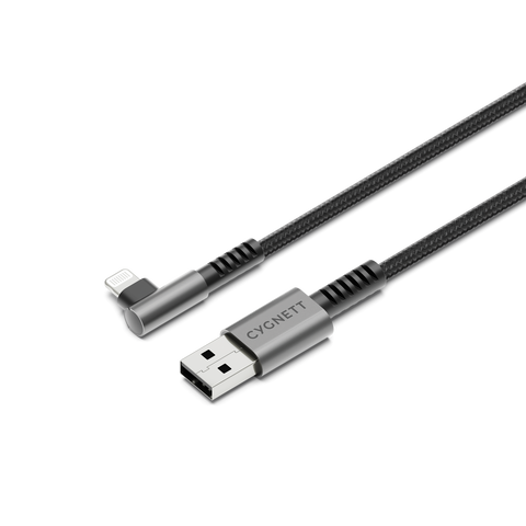 Right Angle Lightning to USB-A Cable - 1M