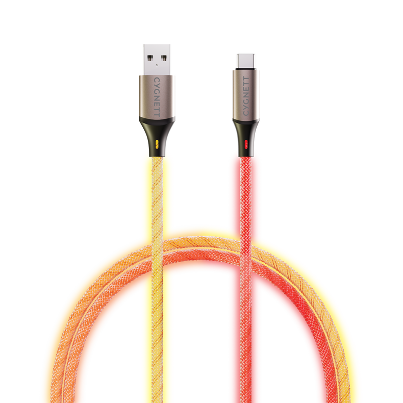 USB-C to USB-A 1.2m Light Up Cable