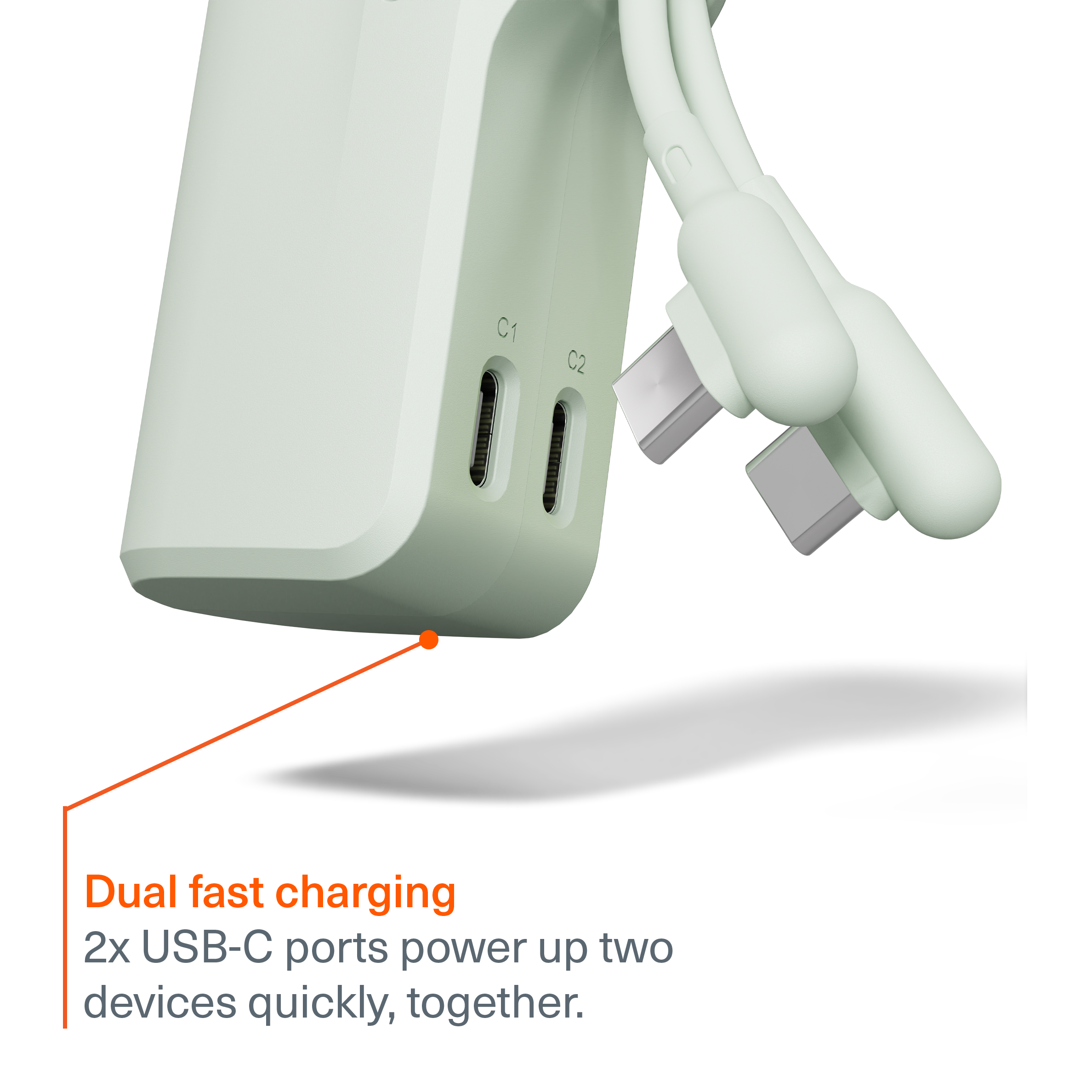 Power Bank 5K + USB-C Cable Combo