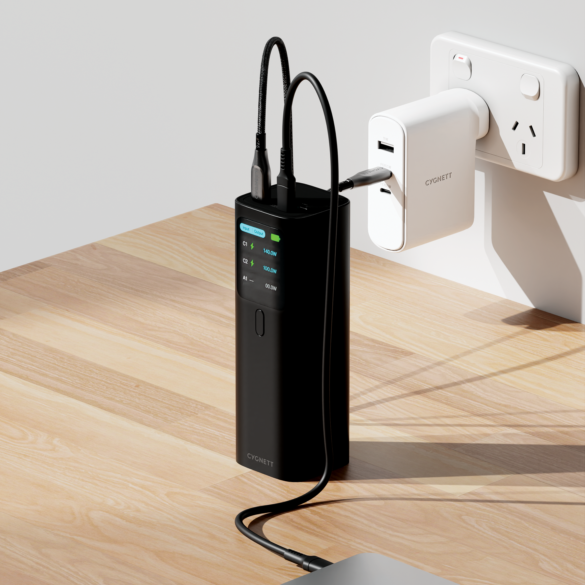 148W Laptop Power Bank 27K with Case