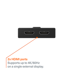 2-in-1 Bi-Directional Dual HDMI Switcher