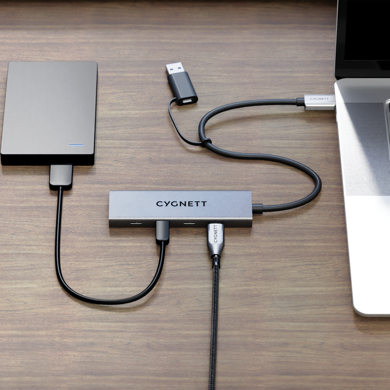4-in-1 USB-C to USB-C Hub