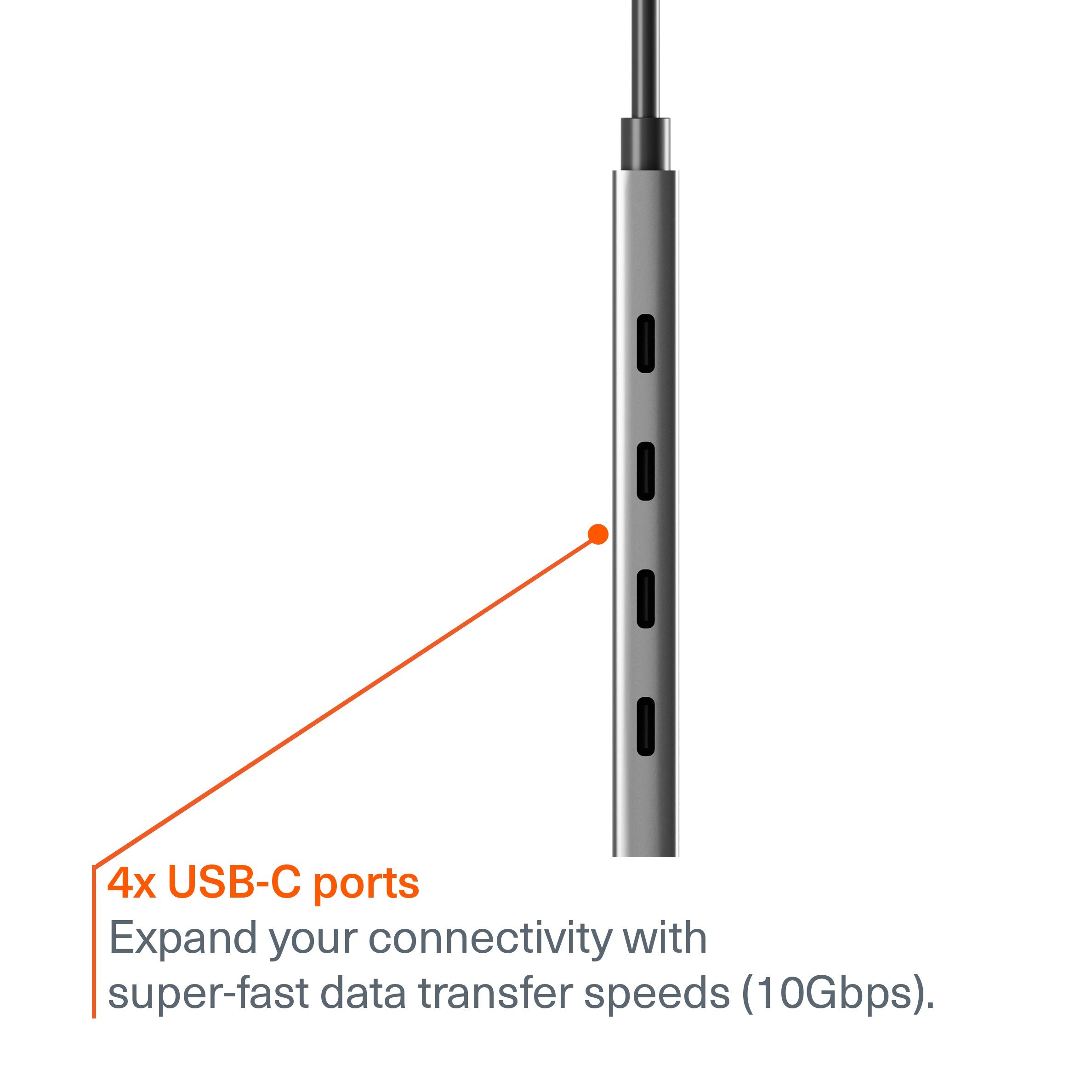 4-in-1 USB-C to USB-C Hub
