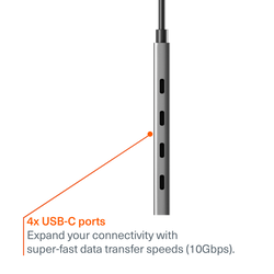 4-in-1 USB-C to USB-C Hub