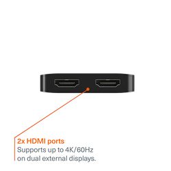 2-in-1 USB-C Hub (Dual HDMI)