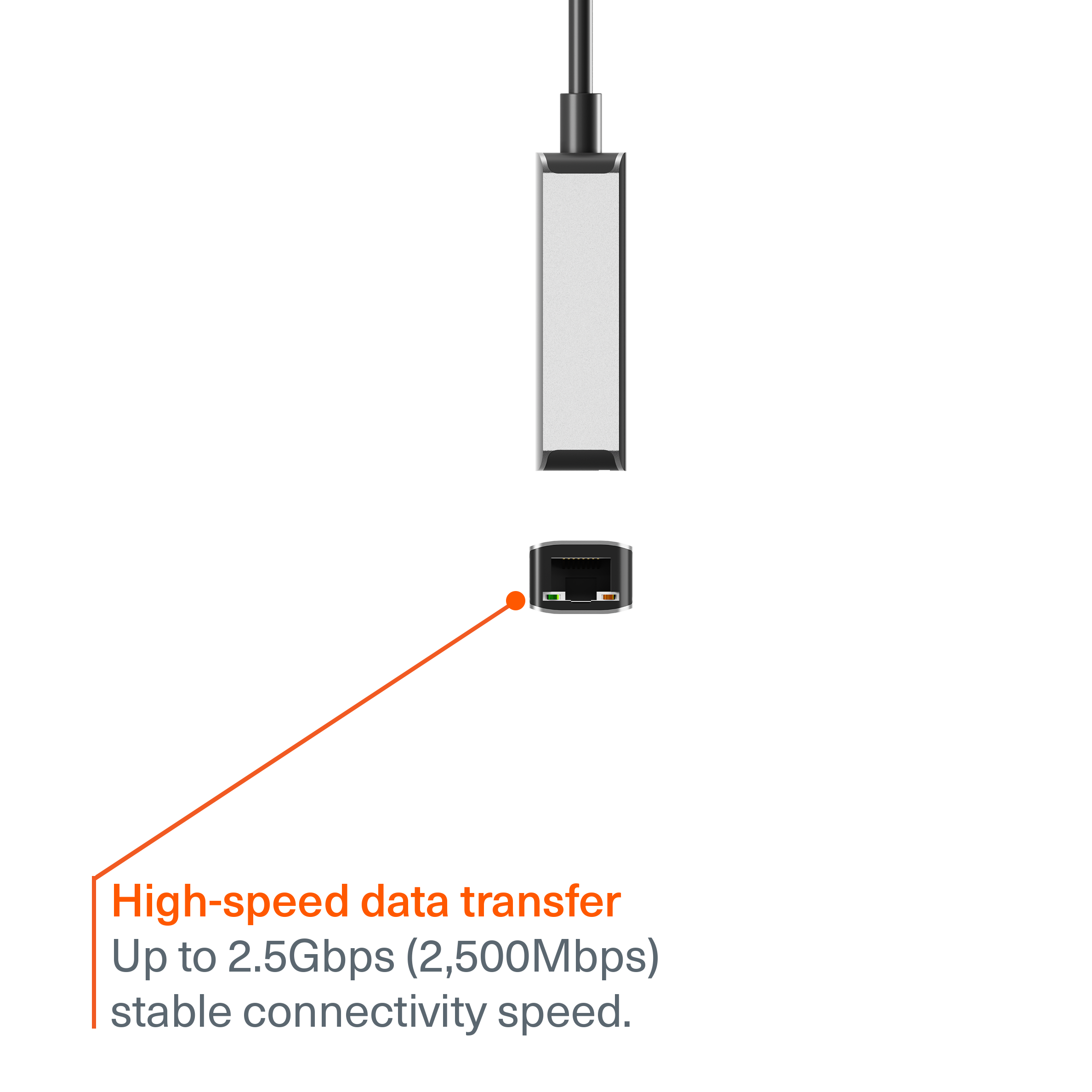 USB-C to 2.5Gbps Ethernet Adapter