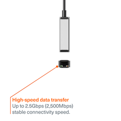USB-C to 2.5Gbps Ethernet Adapter