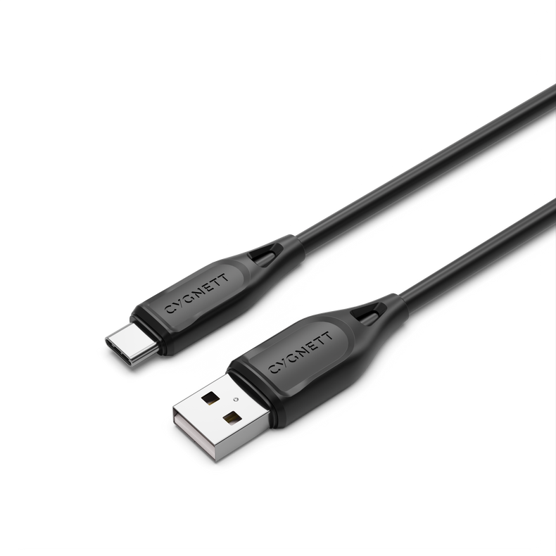 USB-C to USB-A (2.0) Cable 2M - Black - Cygnett (AU)