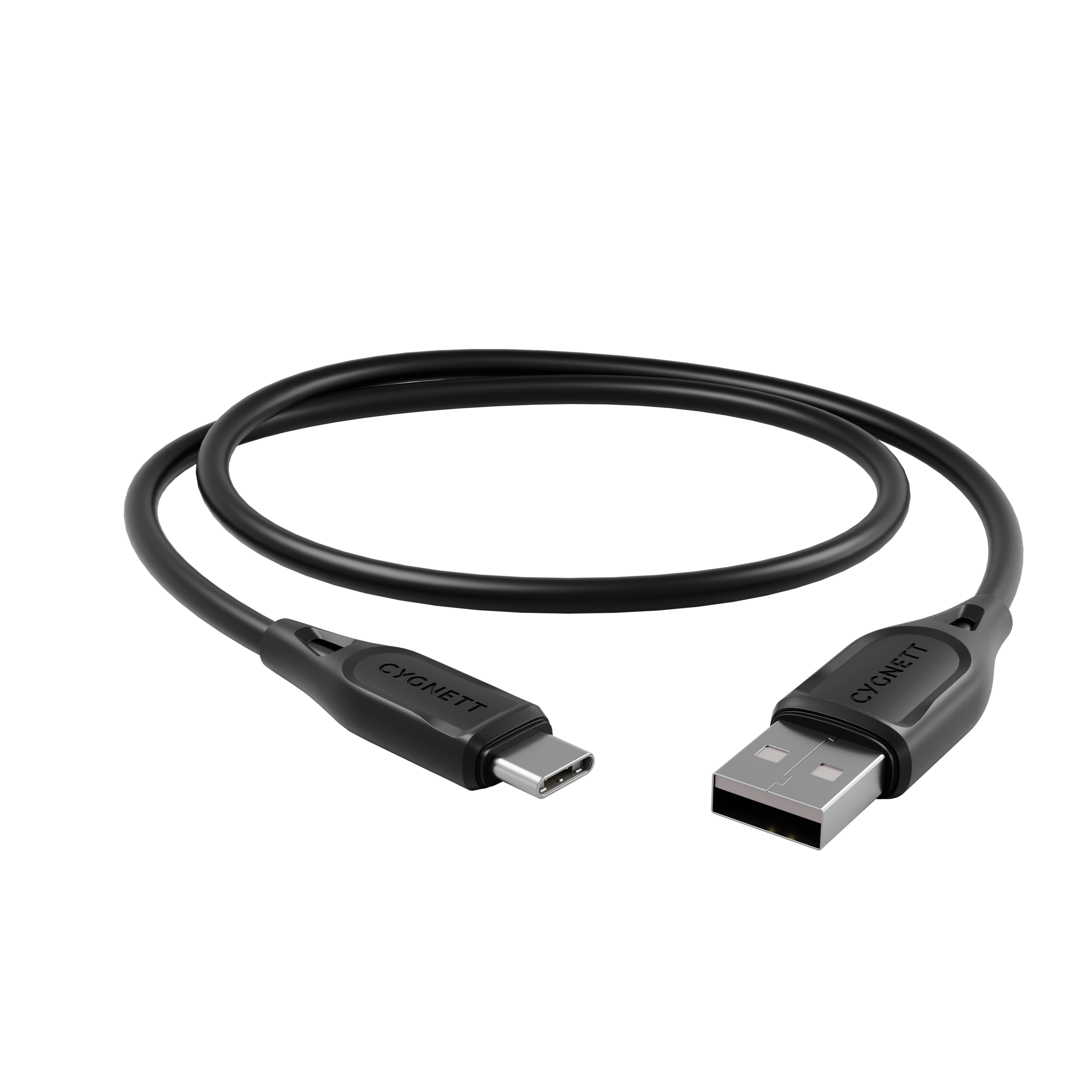 USB-C to USB-A (2.0) Cable 1M - Black - Cygnett (AU)