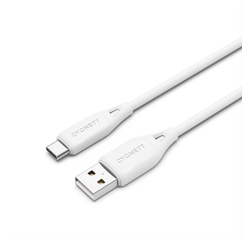 USB-C To USB-A (USB 2.0) Cable 1M - White